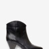Darizo Leder-Cowboystiefel mit hohem Absatz Darizo Leder-Cowboystiefel mit hohem Absatz