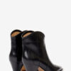 Darizo Leder-Cowboystiefel mit hohem Absatz Darizo Leder-Cowboystiefel mit hohem Absatz