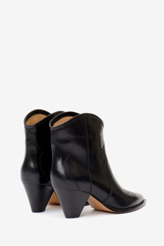 Darizo Leder-Cowboystiefel mit hohem Absatz Darizo Leder-Cowboystiefel mit hohem Absatz
