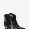 Darizo Leder-Cowboystiefel mit hohem Absatz Darizo Leder-Cowboystiefel mit hohem Absatz