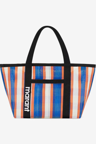 Darwen Schultertasche aus gestreiftem Nylon