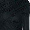 Denise Kurzes drapiertes Jerseykleid