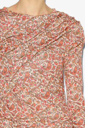 Denise Kurzes drapiertes Jerseykleid