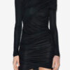 Denise Kurzes drapiertes Jerseykleid