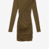 Denise Kurzes drapiertes Jerseykleid