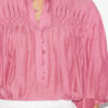 Destiny Smokbluse aus einfarbigem Baumwollvoile Destiny Smokbluse aus einfarbigem Baumwollvoile