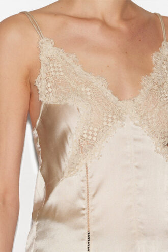 Diandra Oberteil aus Satin und Spitze