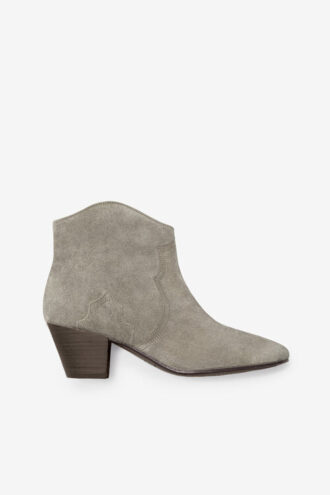 Dicker Wildleder-Kalbslederstiefel