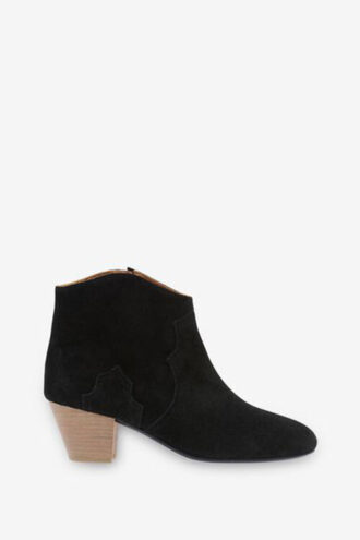 Dicker Wildleder-Kalbslederstiefel