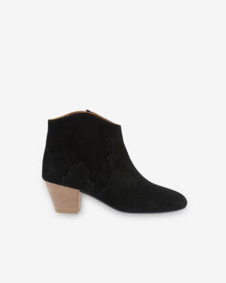 Dicker Wildleder-Kalbslederstiefel
