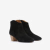 Dicker Wildleder-Kalbslederstiefel
