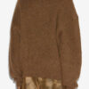 Dinan Strickpullover mit Reißverschlusskragen