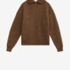Dinan Strickpullover mit Reißverschlusskragen