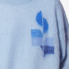 Drany Zweifarbiger Mohairpullover mit Logo