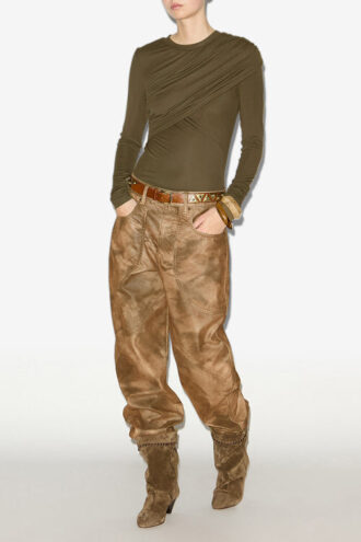 Dressi Drapiertes Jersey-Oberteil
