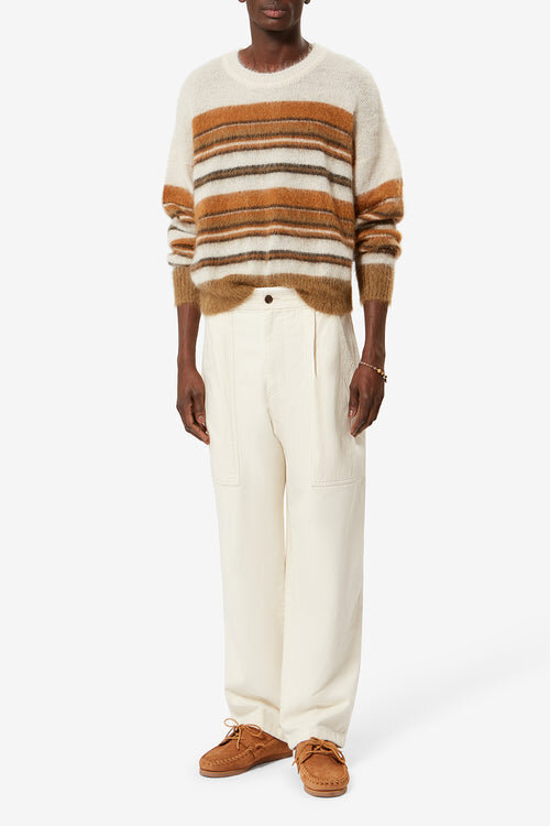 Drussellh Pullover aus Schurwolle und Mohair Drussellh Pullover aus Schurwolle und Mohair
