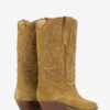 Duerto Cowboystiefel aus besticktem Kalbswildleder Duerto Cowboystiefel aus besticktem Kalbswildleder