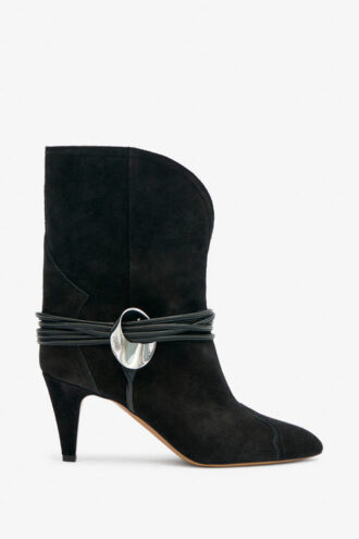 Dytho Lederstiefel mit hohem Absatz