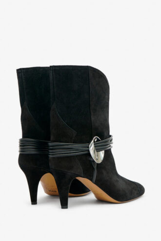 Dytho Lederstiefel mit hohem Absatz