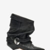 Edrika Drapierte Stiefel mit Schmucksteinen Edrika Drapierte Stiefel mit Schmucksteinen