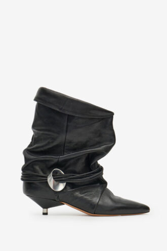 Edrika Drapierte Stiefel mit Schmucksteinen Edrika Drapierte Stiefel mit Schmucksteinen