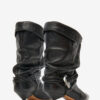 Edrika Drapierte Stiefel mit Schmucksteinen Edrika Drapierte Stiefel mit Schmucksteinen