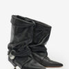 Edrika Drapierte Stiefel mit Schmucksteinen Edrika Drapierte Stiefel mit Schmucksteinen