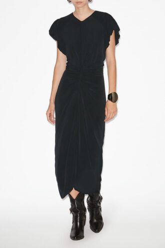 Einfarbiges Midikleid Terena Einfarbiges Midikleid Terena