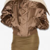 Elisa Kurzer Steppmantel aus Satin