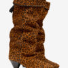 Elita Drapierte Wildleder-Stiefel aus Kalbsleder Elita Drapierte Wildleder-Stiefel aus Kalbsleder