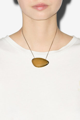 Ella Halskette aus goldfarbenem Messing