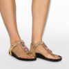 Enore Bestickte Ledersandalen Enore Bestickte Ledersandalen