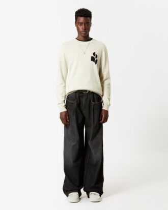 Evans Logo-Pullover aus Wollmischung