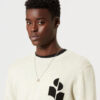 Evans Logo-Pullover aus Wollmischung Evans Logo-Pullover aus Wollmischung