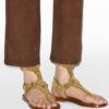 Eveen Flache Sandalen aus Wildleder Eveen Flache Sandalen aus Wildleder