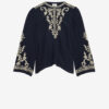 Falonne Bestickte Kreppbluse Falonne Bestickte Kreppbluse