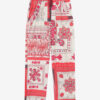 Fedora-Hose aus Baumwollvoile mit Bandana-Print Fedora-Hose aus Baumwollvoile mit Bandana-Print