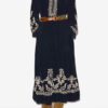 Feliana Langes besticktes Kreppkleid Feliana Langes besticktes Kreppkleid