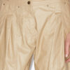 Fidji Hose aus beschichtetem Leinen mit geradem Bein