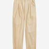 Fidji Hose aus beschichtetem Leinen mit geradem Bein