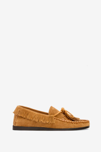 Fitza Leder-Loafer mit Fransen