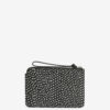 Flache Clutch-Tasche aus bedrucktem Leder Flache Clutch-Tasche aus bedrucktem Leder