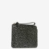 Flache Clutch-Tasche aus bedrucktem Leder Flache Clutch-Tasche aus bedrucktem Leder