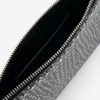 Flache Clutch-Tasche aus bedrucktem Leder Flache Clutch-Tasche aus bedrucktem Leder