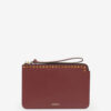 Flache Leder-Clutch Flache Leder-Clutch