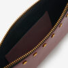 Flache Leder-Clutch Flache Leder-Clutch