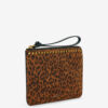 Flache Leder-Clutch Flache Leder-Clutch