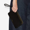 Flache Leder-Clutch Flache Leder-Clutch