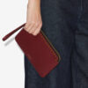 Flache Leder-Clutch Flache Leder-Clutch