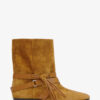 Flache Wildlederstiefel Rejen Flache Wildlederstiefel Rejen